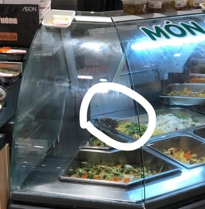Để chuột “dạo chơi” trên đồ ăn ở Aeon Mall Tân Phú: Aeon Mall Việt Nam chính thức xin lỗi khách hàng
