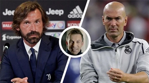 'Pirlo có thể trở thành một huấn luyện viên vĩ đại hơn Zidane'