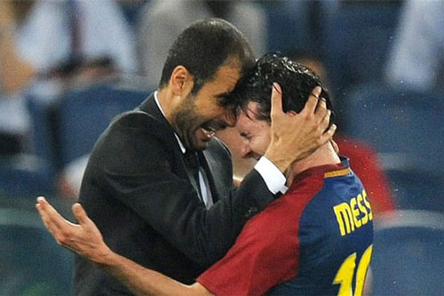 Pep phải cảm ơn Messi nếu Man City vô địch Champions League