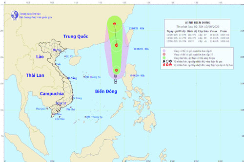 Áp thấp nhiệt đới trên Biển Đông có khả năng mạnh lên thành bão