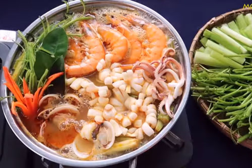 Hướng dẫn nấu món lẩu thái hải sản ngon như nhà hàng
