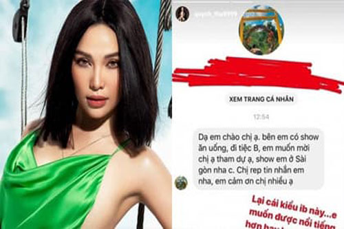 Quỳnh Thư bức xúc khi được gửi tin nhắn công việc nhưng thực chất là mời tiếp rượu