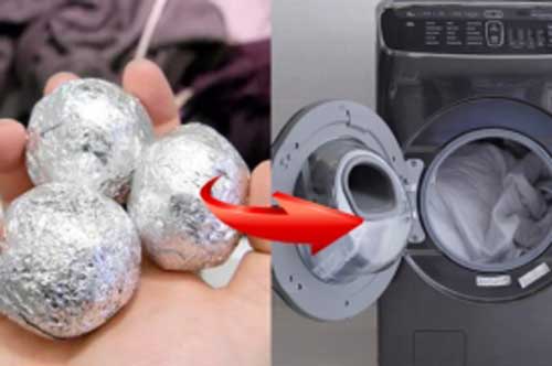 Vo viên giấy bạc rồi ném vào máy giặt, bạn sẽ tiếc vì không biết mẹo này sớm hơn