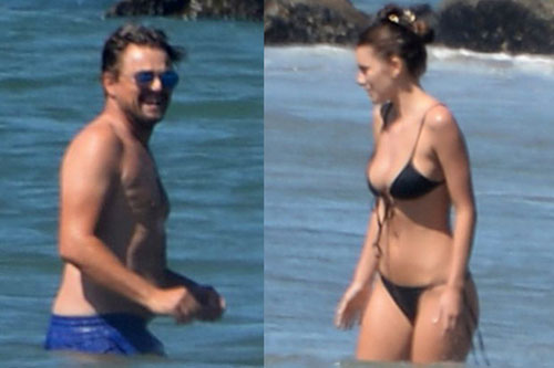 Leo DiCaprio tắm biển với bồ trẻ