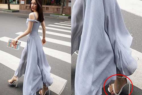 Hòa Minzy bị fan thẳng thừng chê bai có “bàn chân xấu” để ngón út tràn ra ngoài sandal