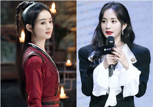 Tuổi ngang nhau, Dương Mịch bị chê 'yêu em trai' còn Triệu Lệ Dĩnh trẻ hơn cả 'người tình' 97