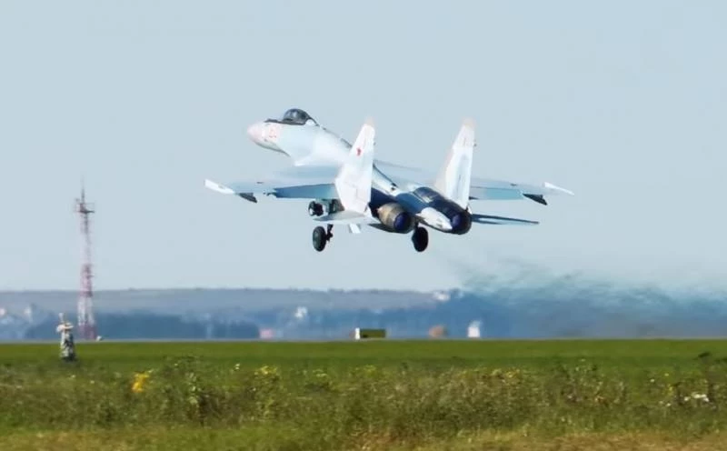 Tiêm kích đa năng Su-35S của Không quân Nga. Ảnh: TASS.