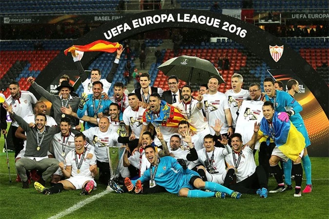 Sevilla là đội bóng vô địch Europa League nhiều lần nhất (5 lần)