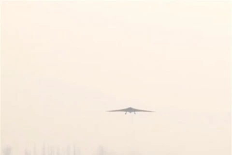 UAV bi an tan cong phien quan Syria, nghi la Okhotnik