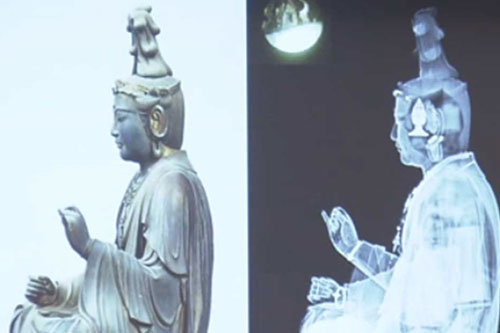 Cổ vật ẩn giấu trong tượng cổ