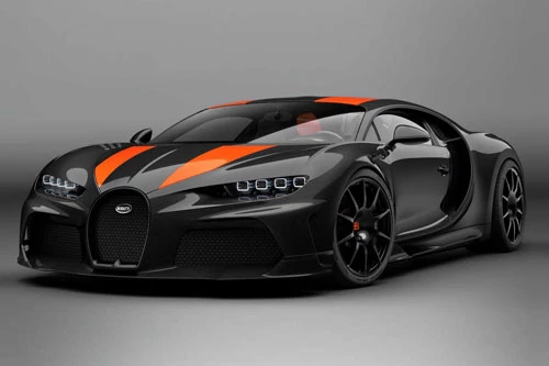 1. Bugatti Chiron SuperSport (vận tốc tối đa: 490 km/h).