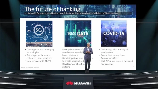 Chủ tịch kiêm nhà sáng lập The Asian Banker, Emmanuel Daniel, tin rằng tương lai của ngành ngân hàng sẽ được chuyển đổi bởi các hệ thống dữ liệu 5G. 