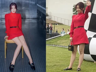 Ngu Thư Hân bị chê chân xấu, khác hẳn hình photoshop