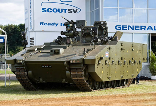 Quân đội Anh bắt đầu tiếp nhận xe bọc thép mới