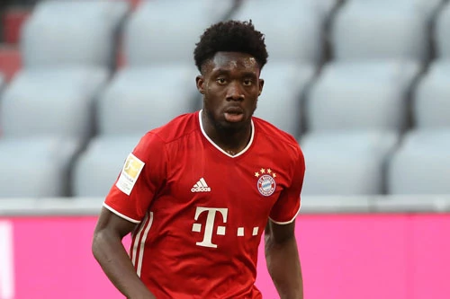 Hậu vệ trái: Alphonso Davies (Bayern Munich).