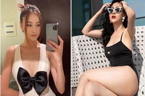 Than hơi mũm mĩm nhưng Phương Oanh vẫn được khen xinh với vòng một sâu hun hút