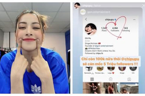 Chi Pu được dịp thay đổi tình thế khi Ngọc Trinh bị fan bỏ theo dõi Instagram vì ảnh nhạy cảm
