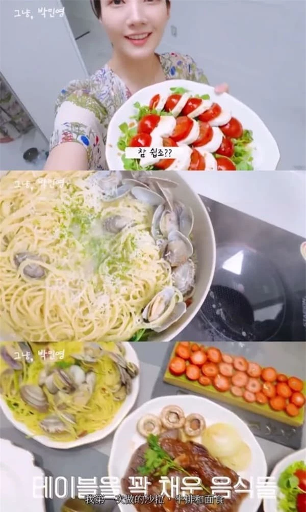 'Thư kí Kim' Park Min Young gây bất ngờ với hình ảnh vào bếp làm bánh, nhan sắc ở đời thường mới là điều đáng nói 8