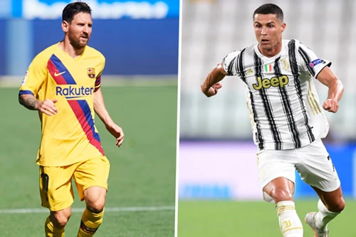 Ronaldo (phải) sẽ không sát cánh cùng Messi.