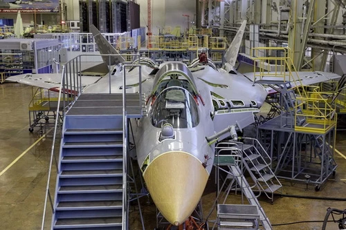 Tiêm kích Su-57 sản xuất hàng loạt tiếp theo của Nga. Ảnh: Defence Blog.