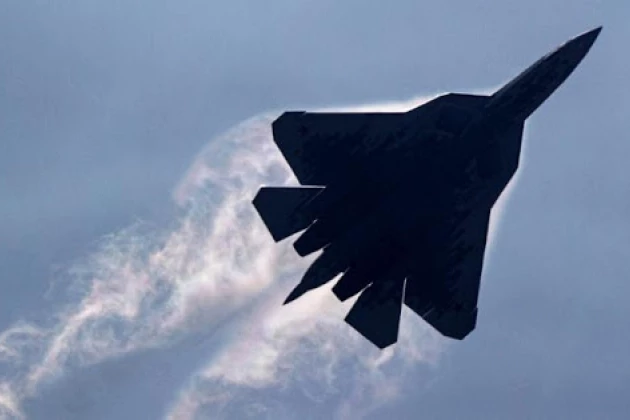 Tiêm kích tàng hình Su-57 của Nga. Ảnh: TASS.