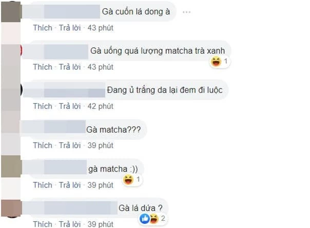 gà luộc màu xanh 0