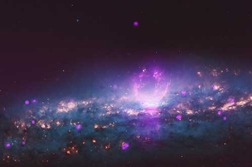 Thiên hà chứa bong bóng khổng lồ bắn tia vũ trụ vào Trái Đất