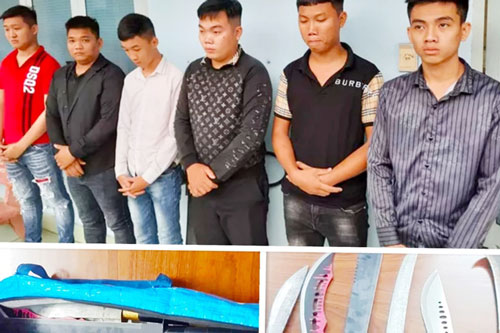 TP.HCM: Hai nhóm mang cả bao mã tấu dàn trận "huyết chiến"