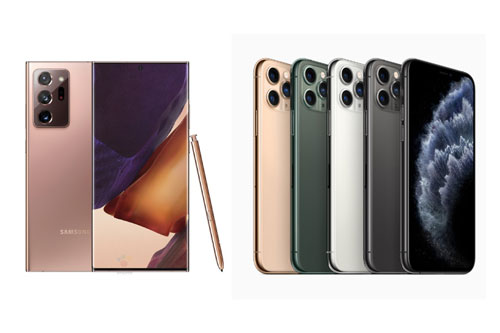 So sánh Samsung Galaxy Note 20 Ultra vs iPhone 11 Pro Max