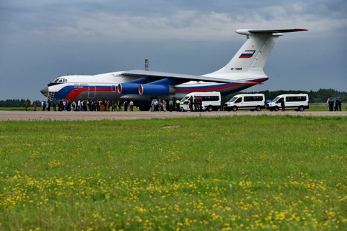 Máy bay vận tải Nga đưa vệ binh quốc gia đến Belarus?