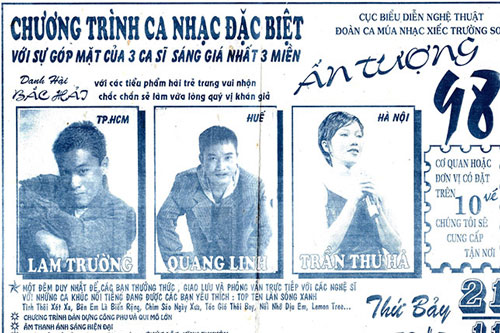 Nghệ sĩ ôn kỷ niệm qua poster show diễn hơn 20 năm trước