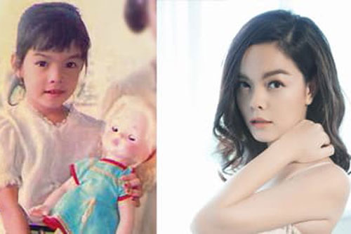 Phạm Quỳnh Anh hé lộ loạt ảnh ngày bé cực xinh, giống hệt con gái thứ hai Tuệ An