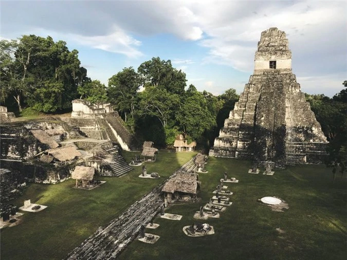 Tàn tích của thành phố Tikal. Ảnh: Smithsonian.