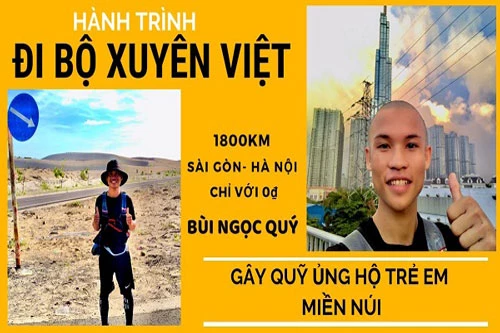 Bùi Ngọc Quý và hành trình xuyên Việt.