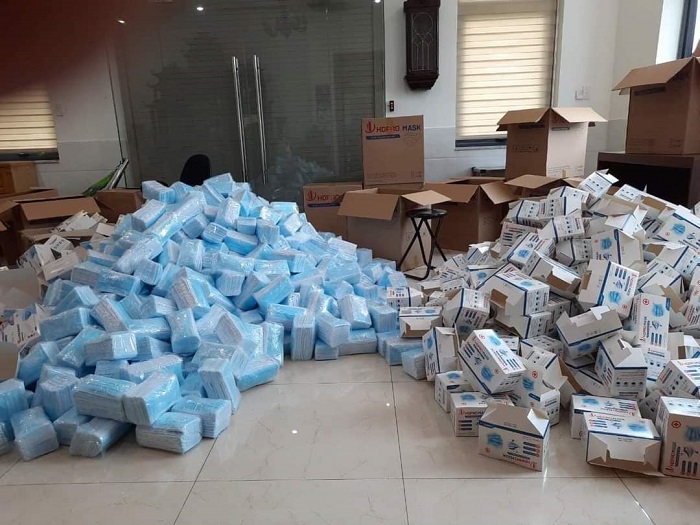 Đột kích 5 cơ sở sản xuất thu giữ hàng triệu chiếc khẩu trang không rõ nguồn gốc, kém chất lượng