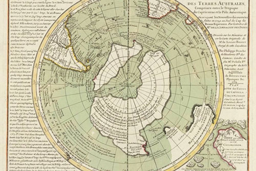 Bí ẩn tấm bản đồ lục địa Nam Cực