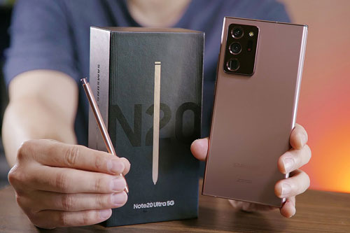 Mở hộp Samsung Galaxy Note 20 Ultra, Galaxy Note 20 Ultra 5G tại Việt Nam
