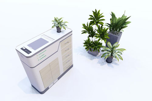 Chiếc thùng xinh xắn biến rác thành phân bón mà không lo bốc mùi