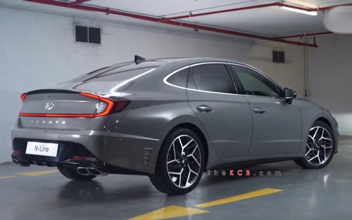 Hyundai Sonata N-Line 2021 lộ hình ảnh chi tiết, công suất trước ngày ra mắt