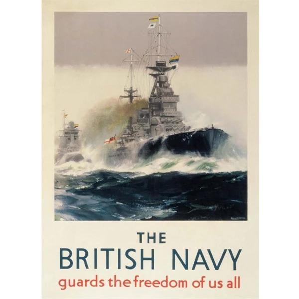 Đế quốc Anh xây dựng quyền lực dựa vào lực lượng hải quân hùng mạnh. Ảnh: Iwmshop.org.uk 