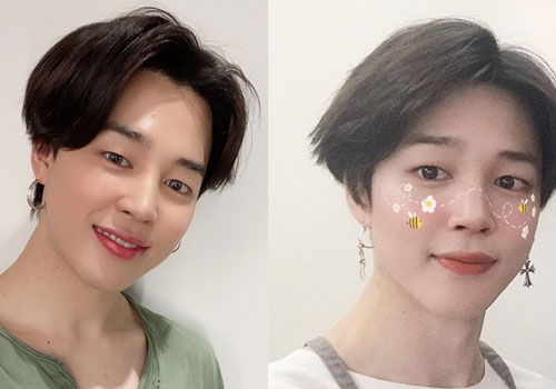 Ji Min (BTS) gây tranh cãi vì dùng filter chỉnh ảnh quá... nữ tính