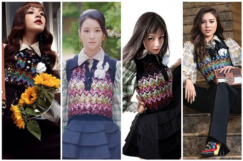 Địch Lệ Nhiệt Ba càn quét dàn mỹ nhân Vbiz, Kbiz khi 'đụng' set đồ 160 triệu