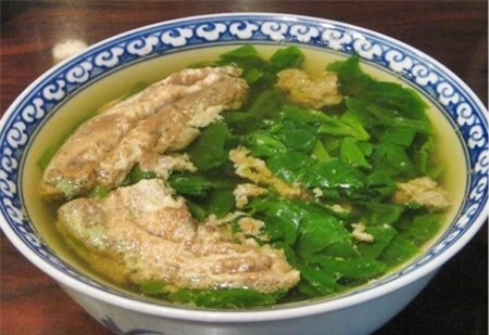 canh cua rau đay