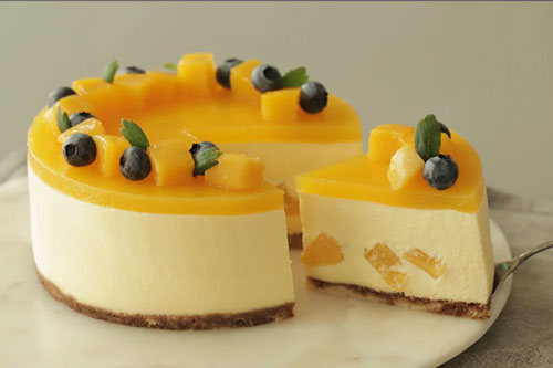 Tráng miệng với món mousse xoài vàng ươm, không cần lò nướng