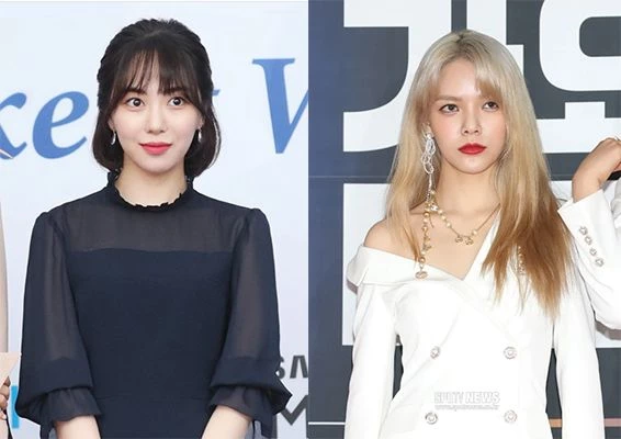 1. Cựu thành viên AOA Jimin (phải) bị Mina (trái) tố là kẻ chuyên bắt nạt. Ảnh: Internet