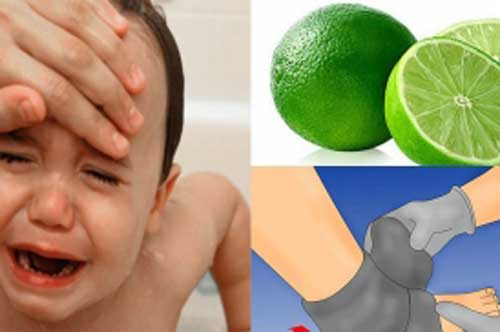 cách hạ sốt bằng chanh