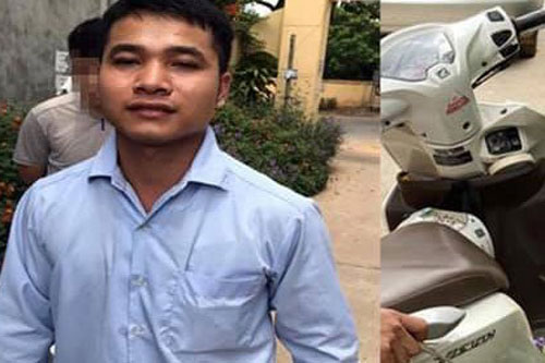 Hà Nội: Bắt đối tượng giật dây chuyền vàng của người phụ nữ bán hoa quả