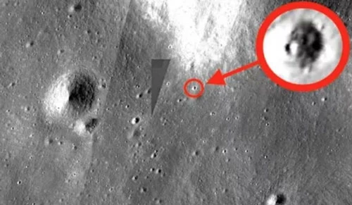 Hình ảnh được cho vật thể lạ có liên quan đến người ngoài hành tinh trên Mặt trăng.