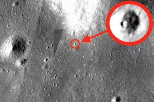 Phát hiện UFO khổng lồ trên Mặt trăng