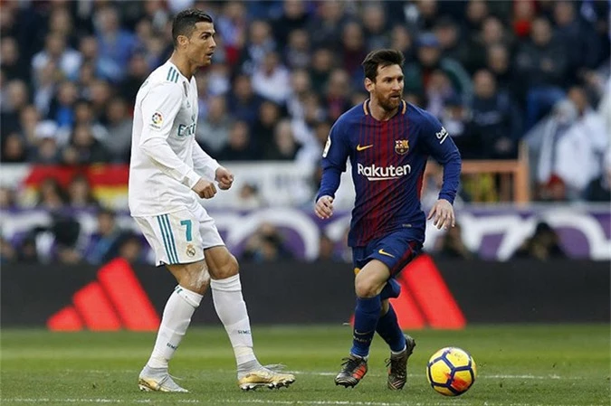 Một màn đối đầu trực diện giữa Messi và Ronaldo ở El Clasico